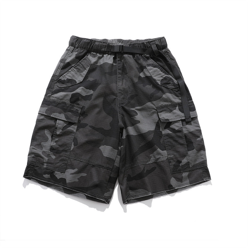 MilkMan Camo Belted Shorts