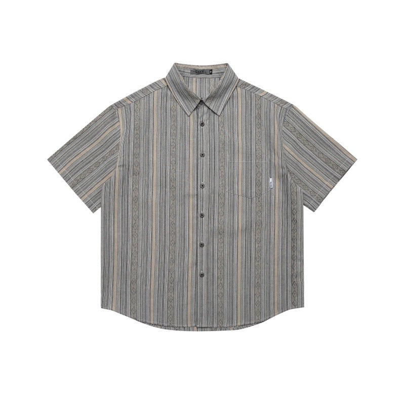 MilkMan Jacquard Stripe Shirt