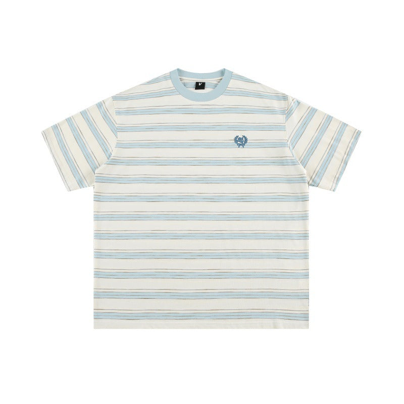 MilkMan Striped Embroidered Shirt