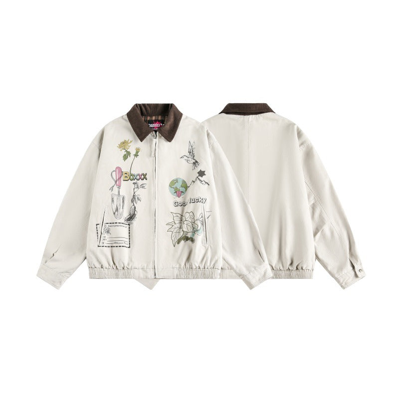 MilkMan Floral Work Jacket