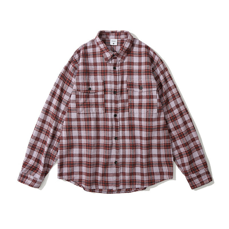 MilkMan Wide Plaid Shirt