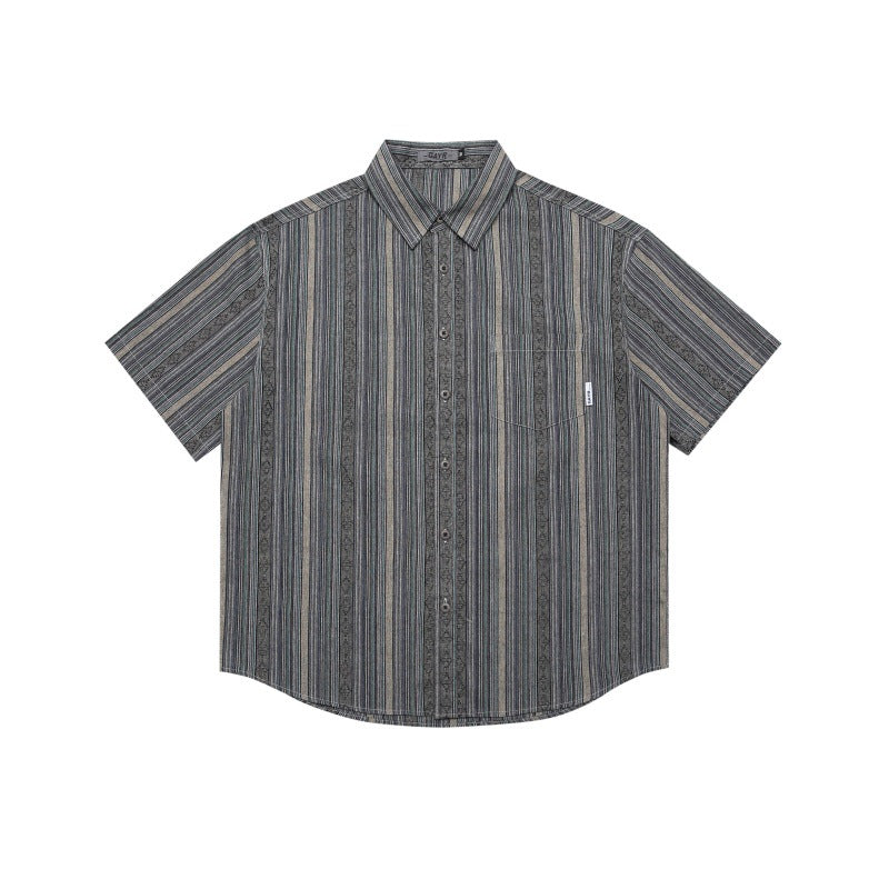 MilkMan Jacquard Stripe Shirt