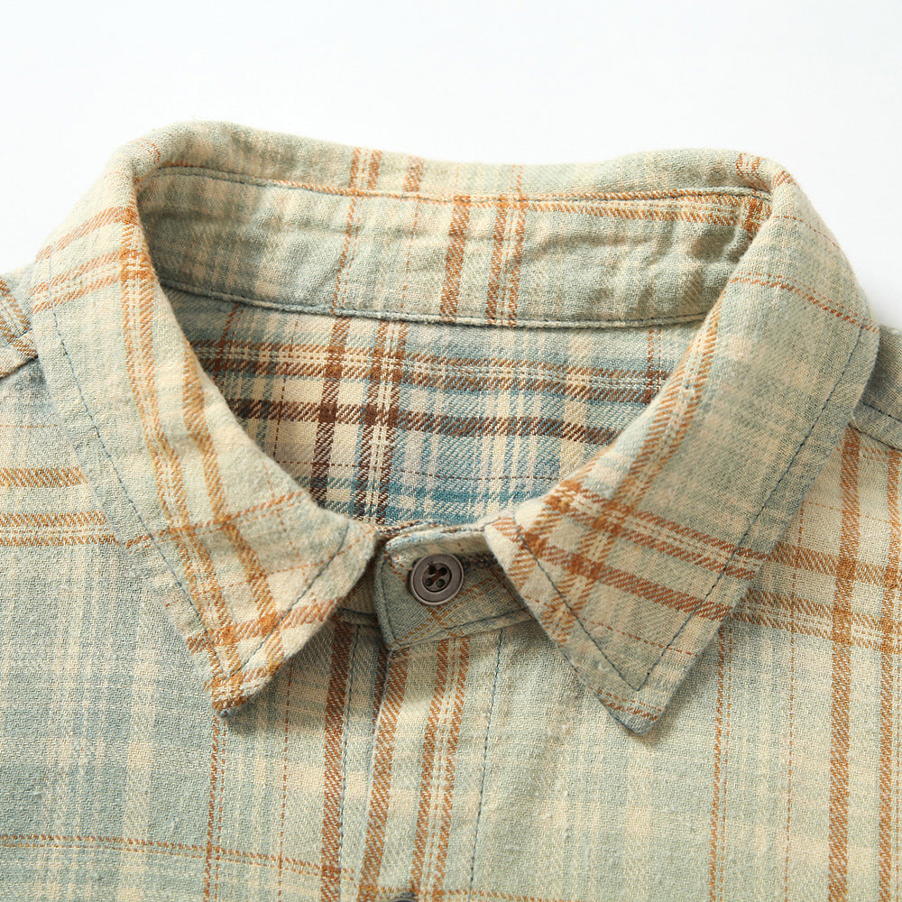 MilkMan Fray Plaid Shirt