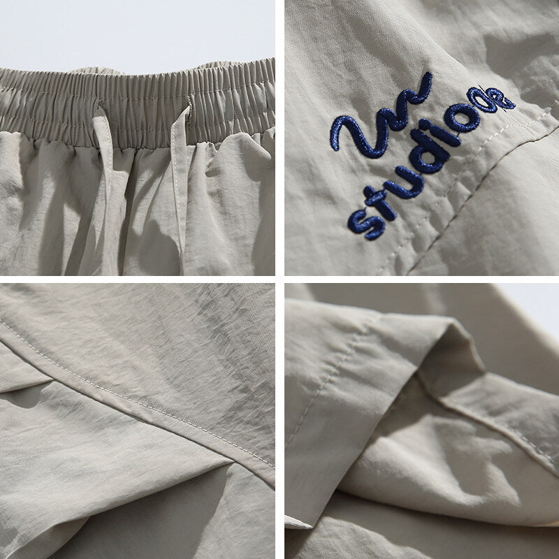 MilkMan Embroidered Utility Shorts