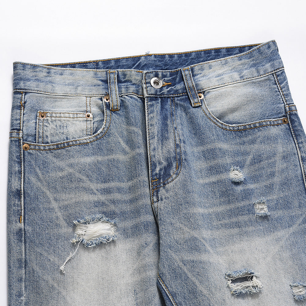 MilkMan Gradient Distress Jeans