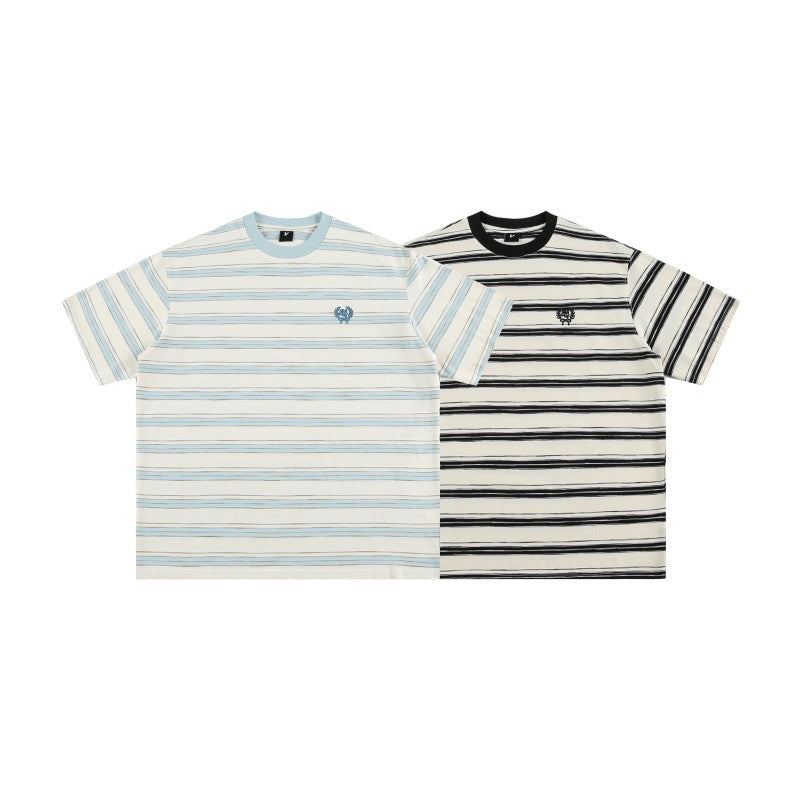 MilkMan Striped Embroidered Shirt