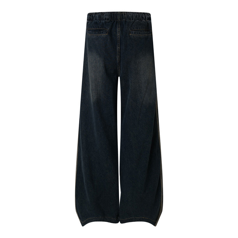 MilkMan Stripe Tube Denim Pants