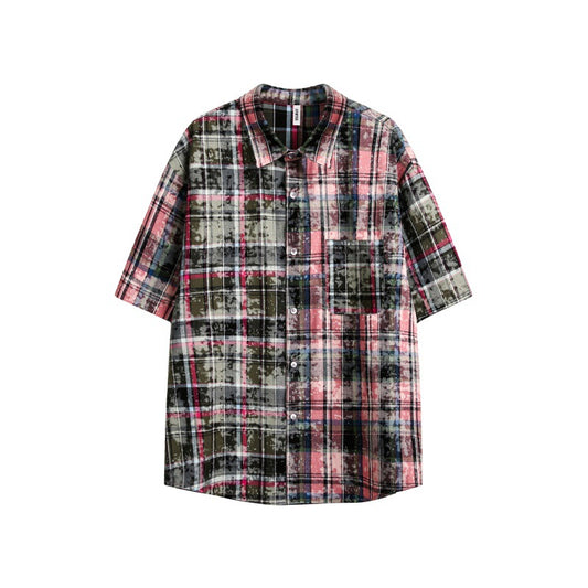 MilkMan Washed Plaid Shirt