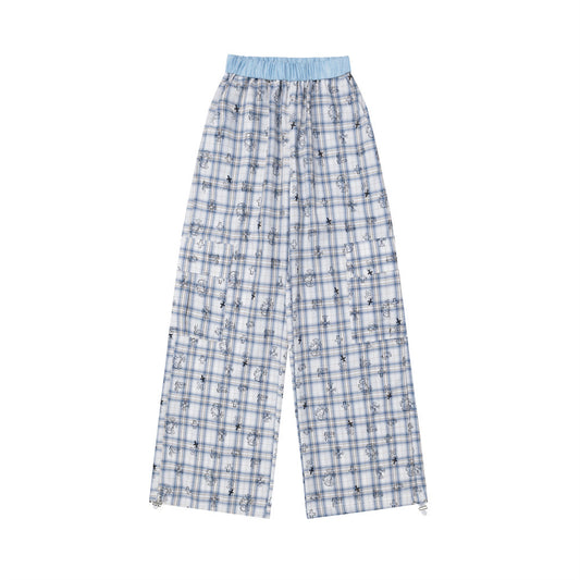 MilkMan Cartoon Plaid Pants