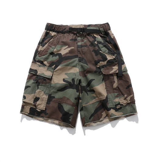 MilkMan Camo Belted Shorts