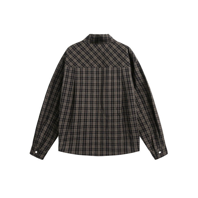 MilkMan Long Check Print Shirt