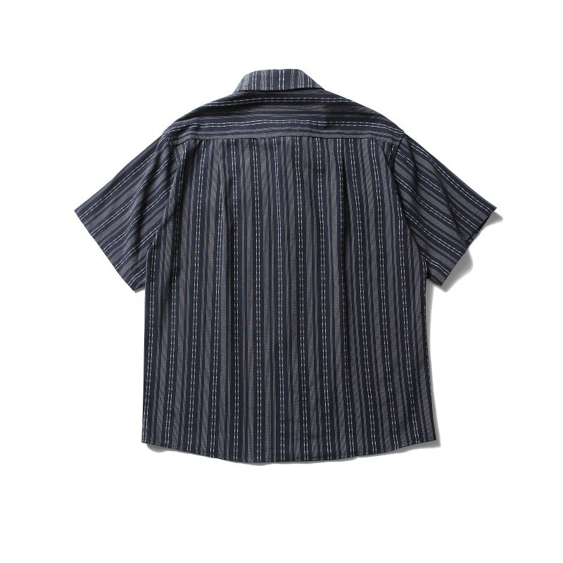 MilkMan Striped Utility Shirt