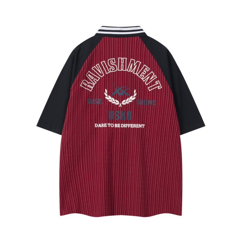 MilkMan Baseball Collar Shirt