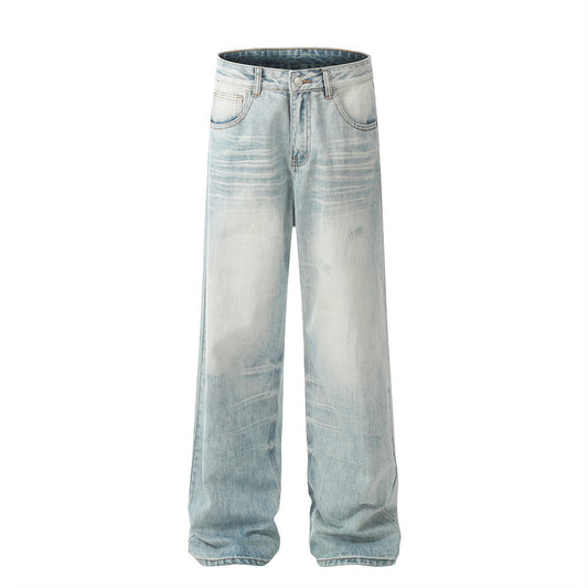 MilkMan Striped Washed Jeans