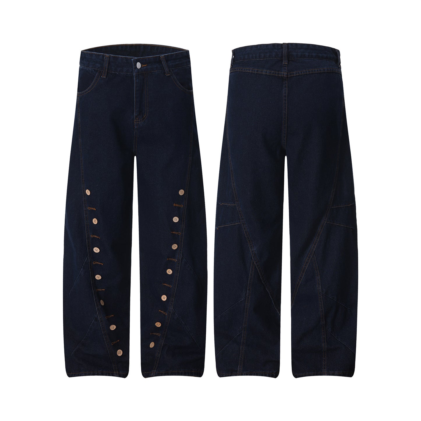 MilkMan Multi-Button Floor Jeans