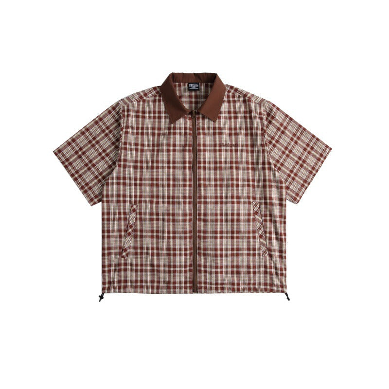 MilkMan Zip Check Shirt