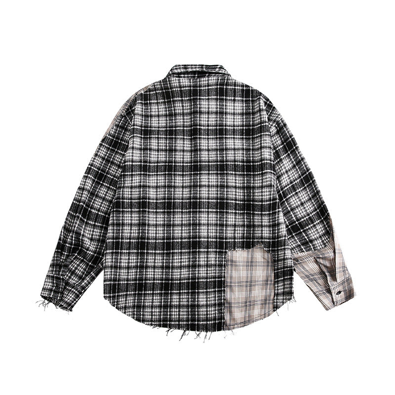 MilkMan Fringe Plaid Shirt