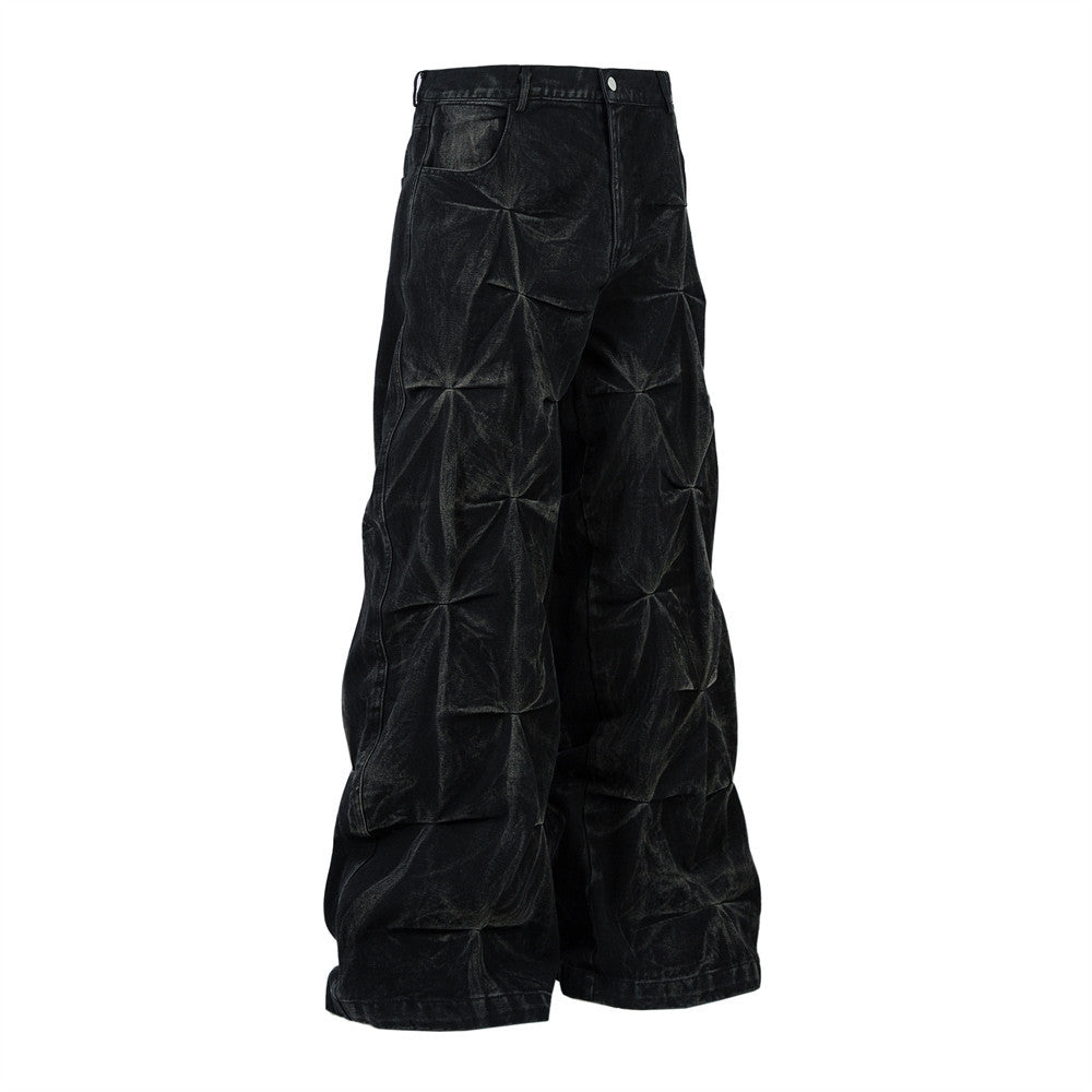 MilkMan Pleated Dye Jeans