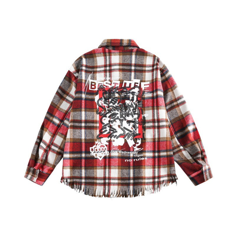 MilkMan Red Fringe Shirt