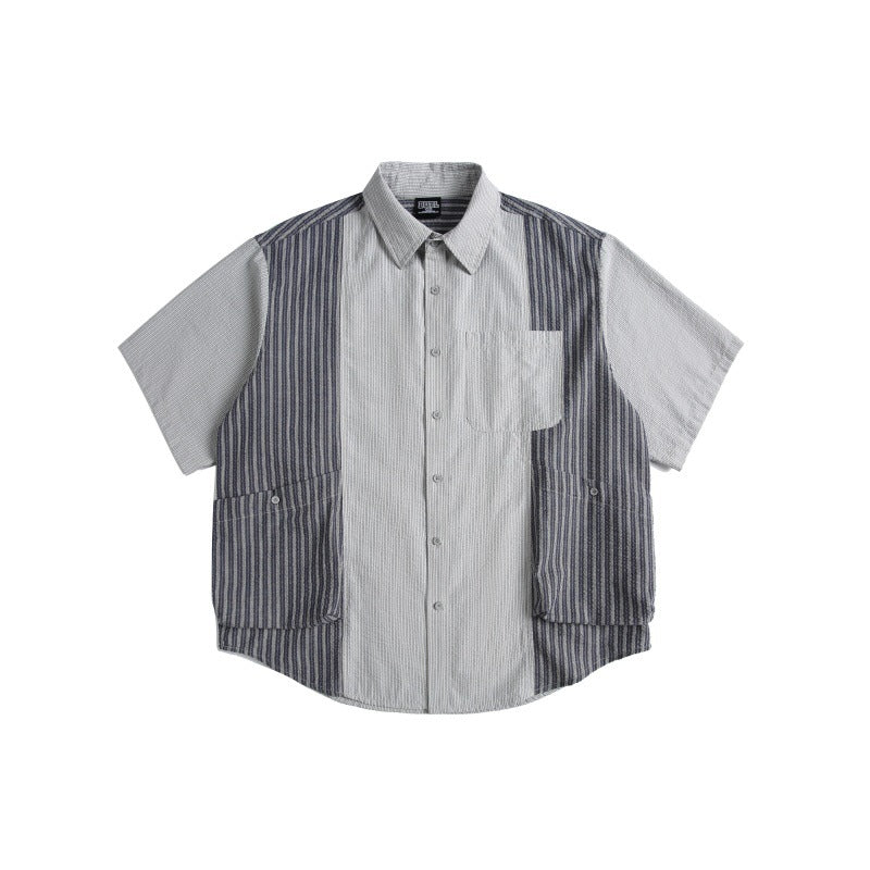 MilkMan Spliced Stripe Shirt