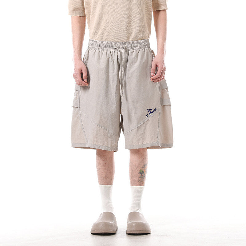 MilkMan Embroidered Utility Shorts