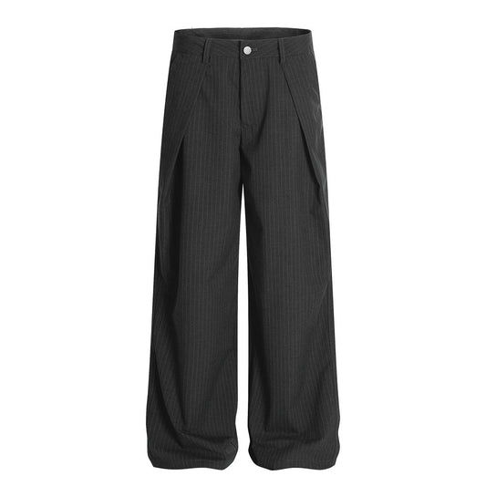 MilkMan Striped Pleated Pants