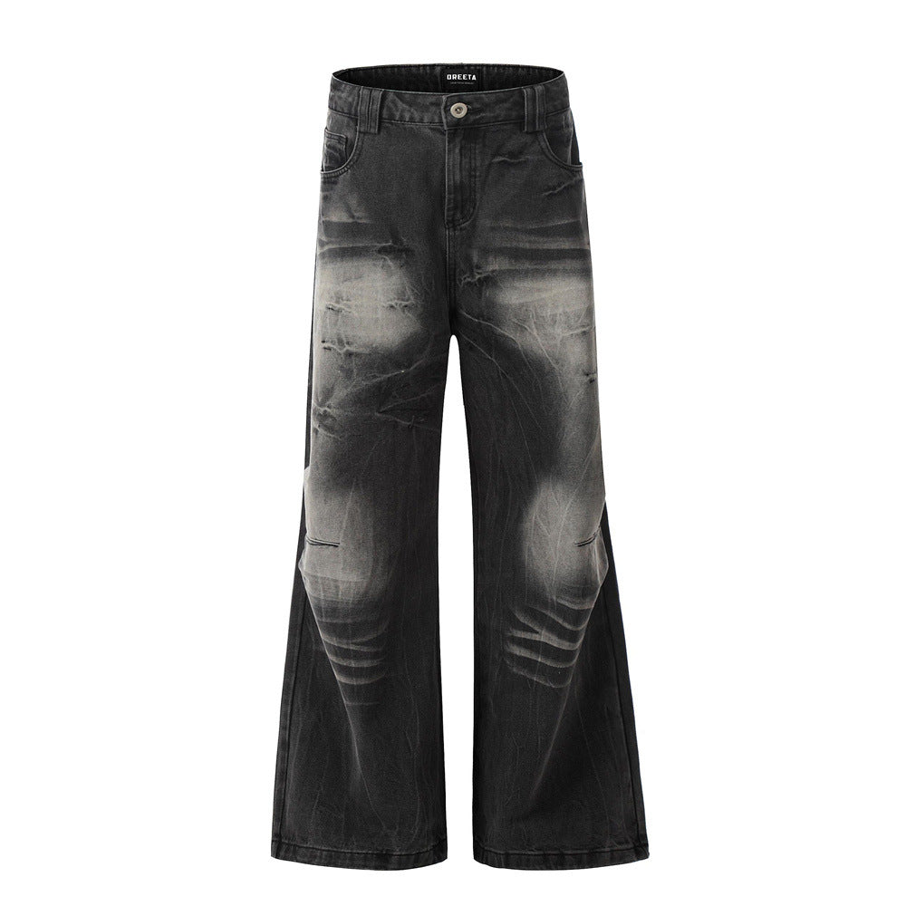 MilkMan Colorblock Flare Jeans