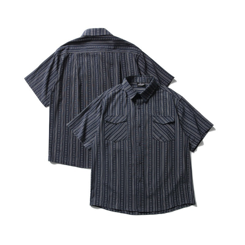 MilkMan Striped Utility Shirt
