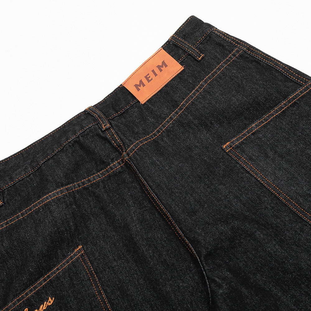MilkMan Deconstructed Denim Pants