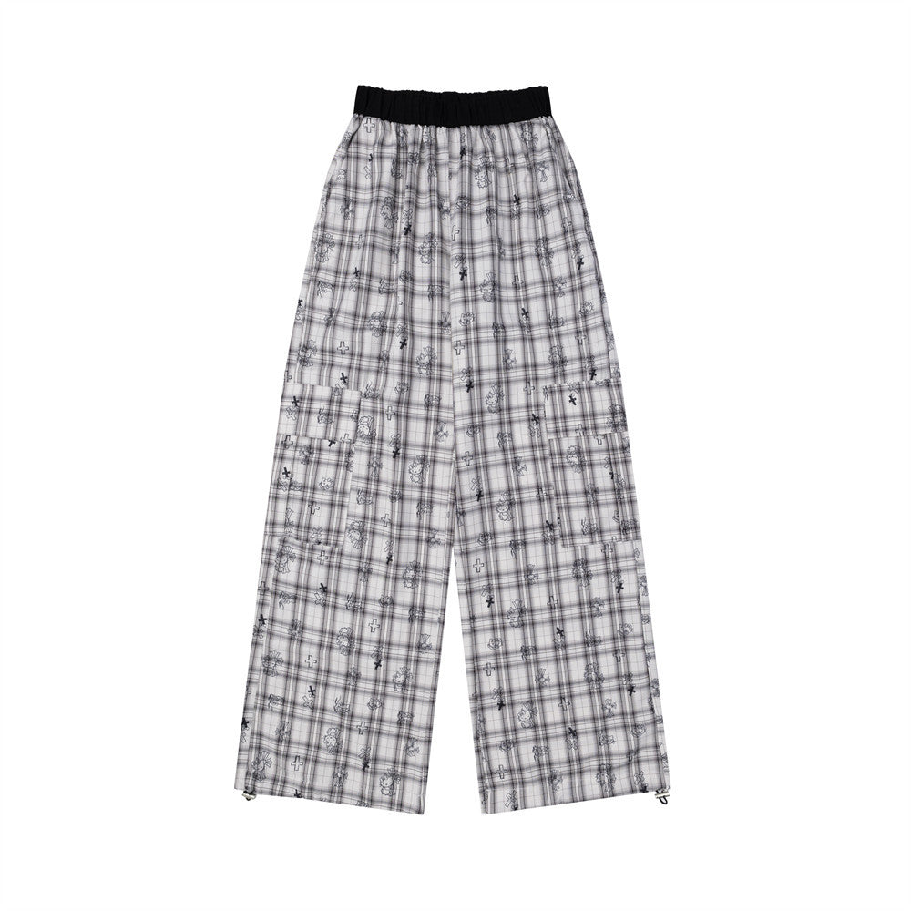 MilkMan Cartoon Plaid Pants