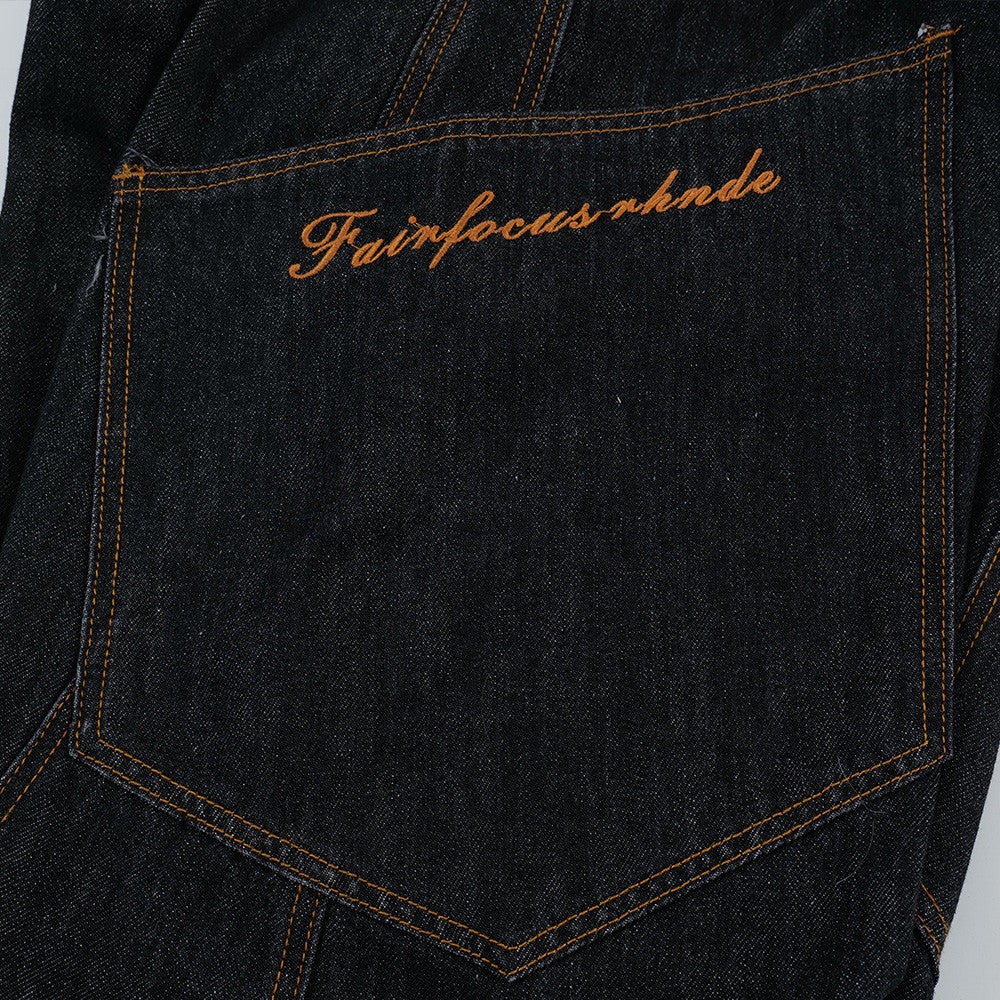 MilkMan Embroidered Denim Pants