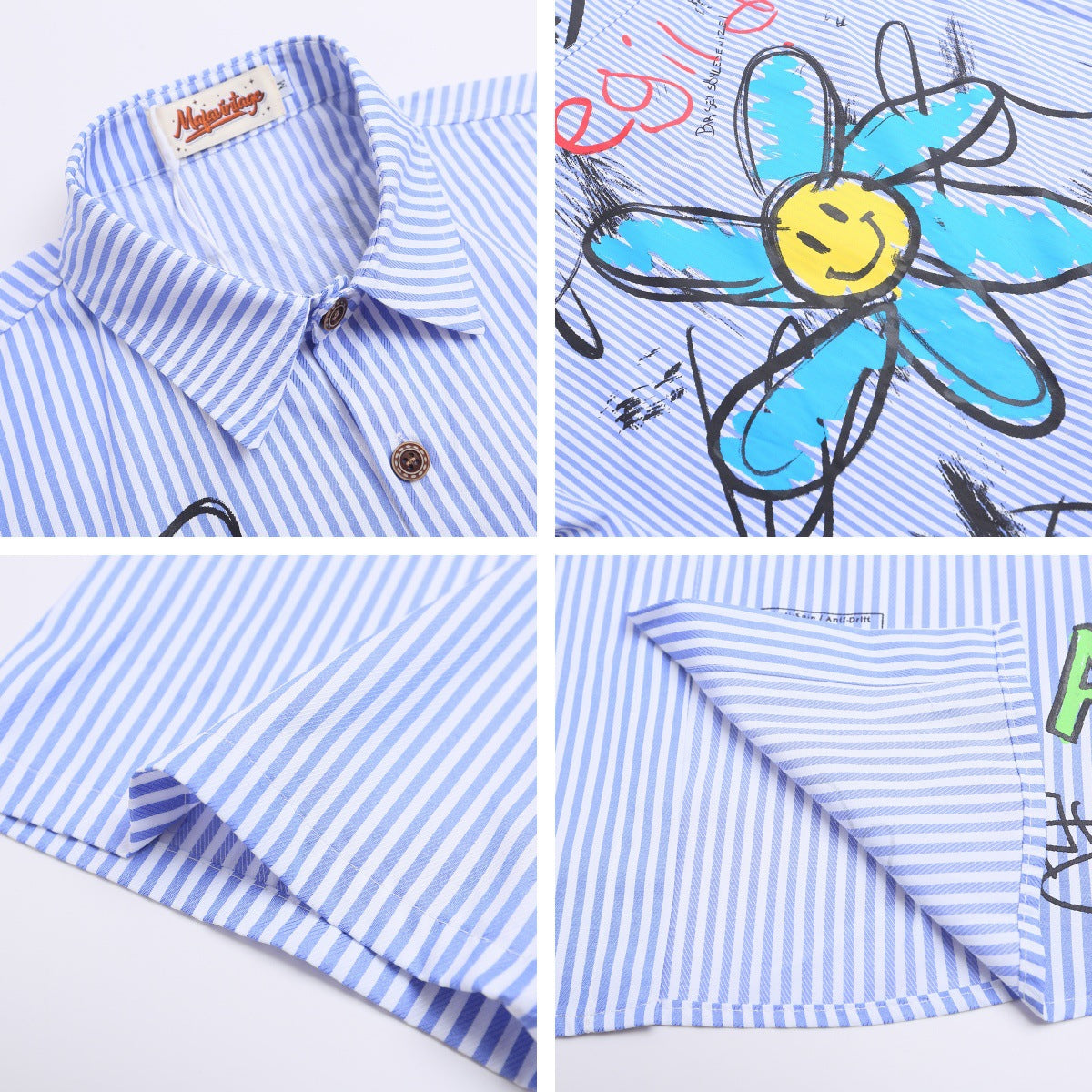 MilkMan Striped Paint Shirt