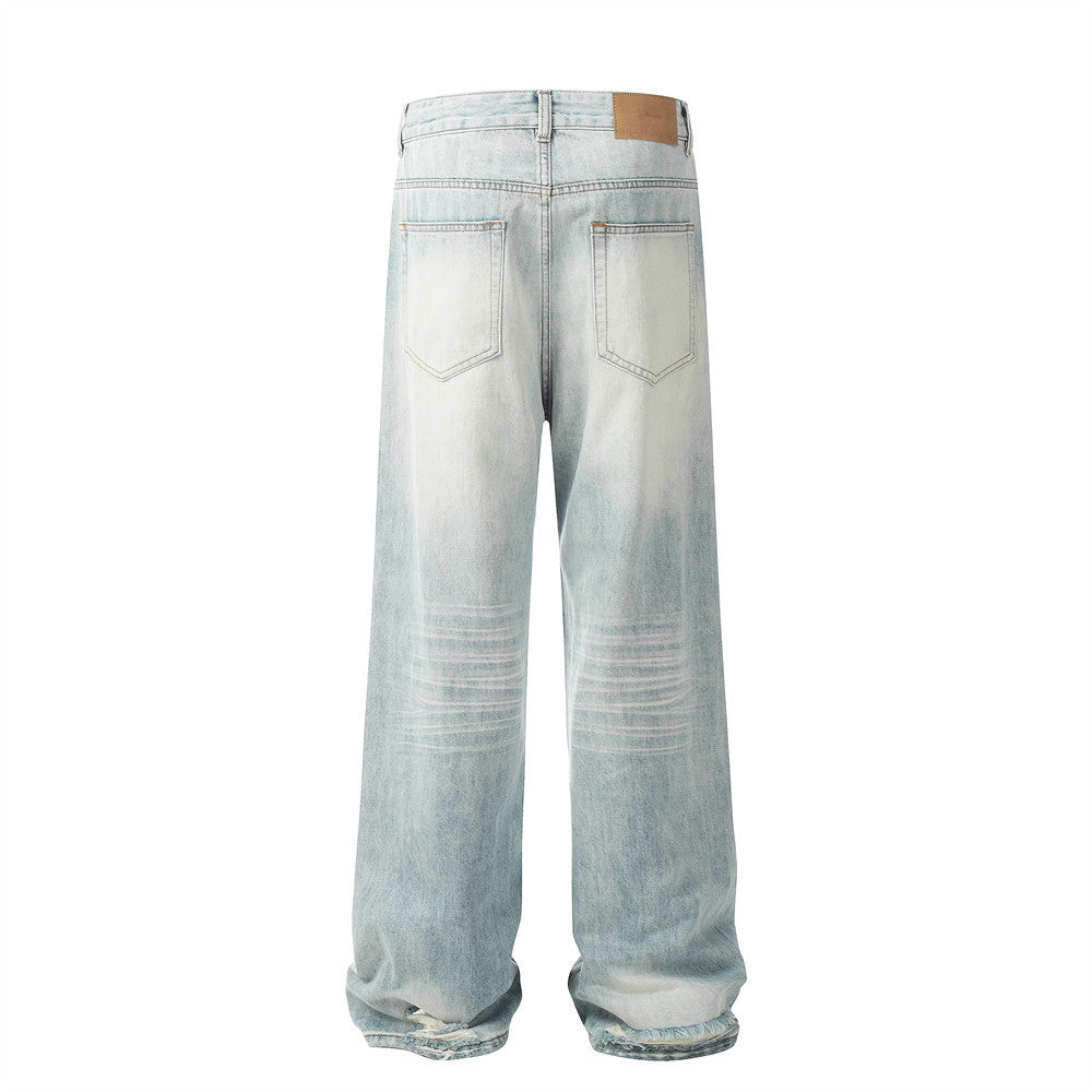 MilkMan Striped Washed Jeans