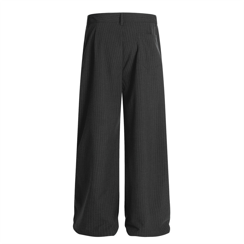 MilkMan Striped Pleated Pants