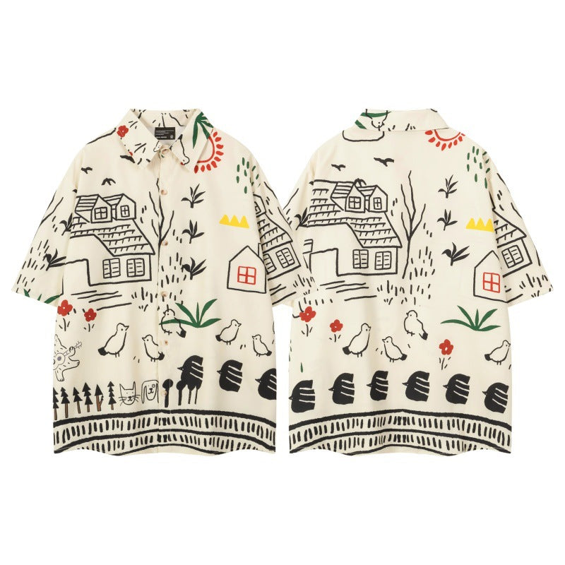MilkMan Cartoon Loose Shirt