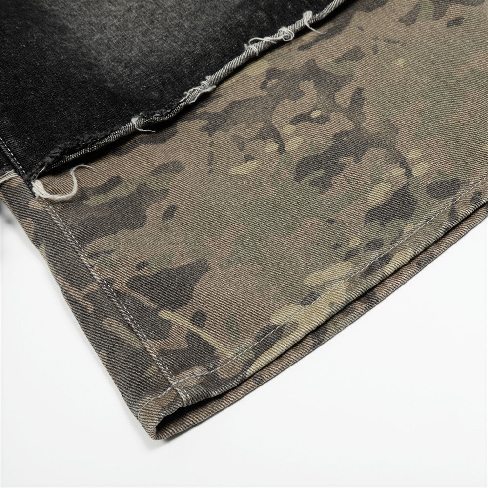 MilkMan Patched Camo Shorts