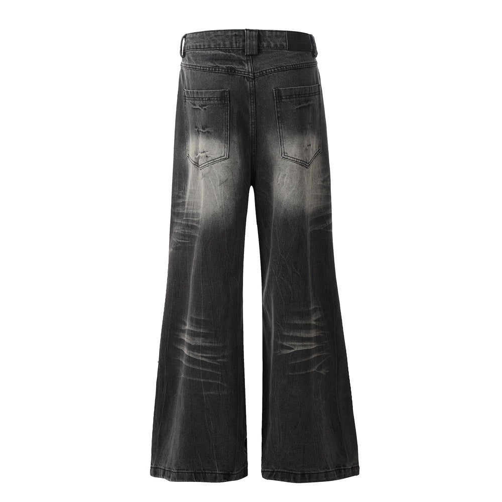 MilkMan Colorblock Flare Jeans