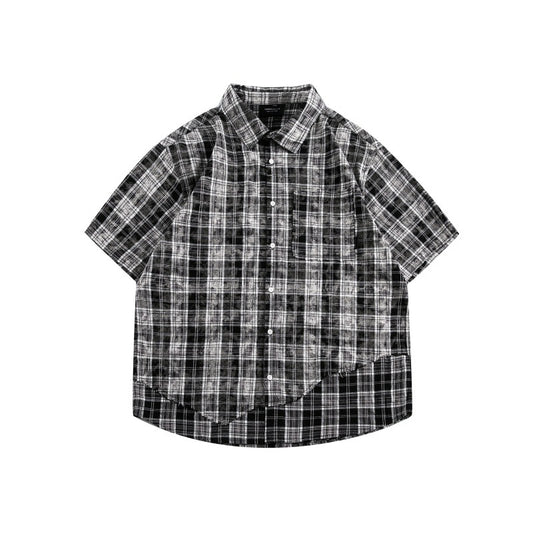 MilkMan Irregular Plaid Shirt