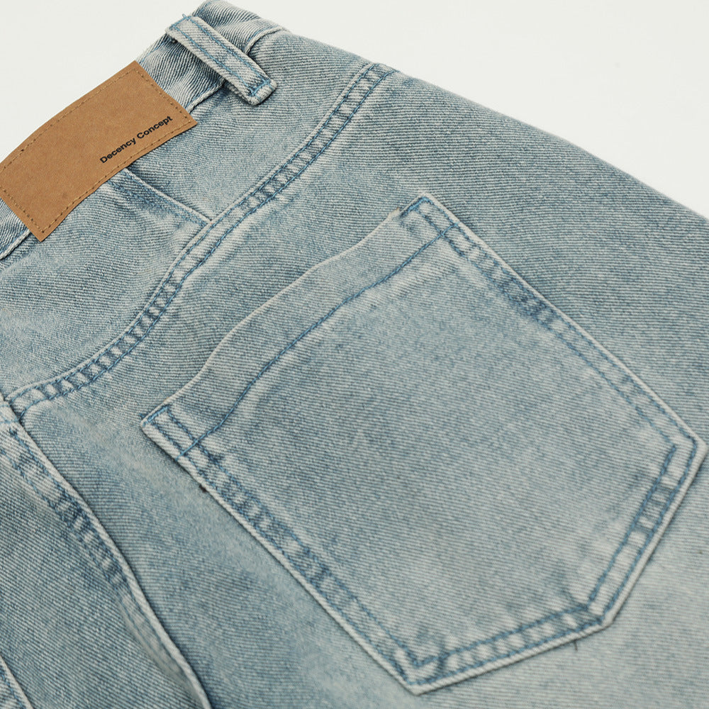 MilkMan Washed Wide Jeans