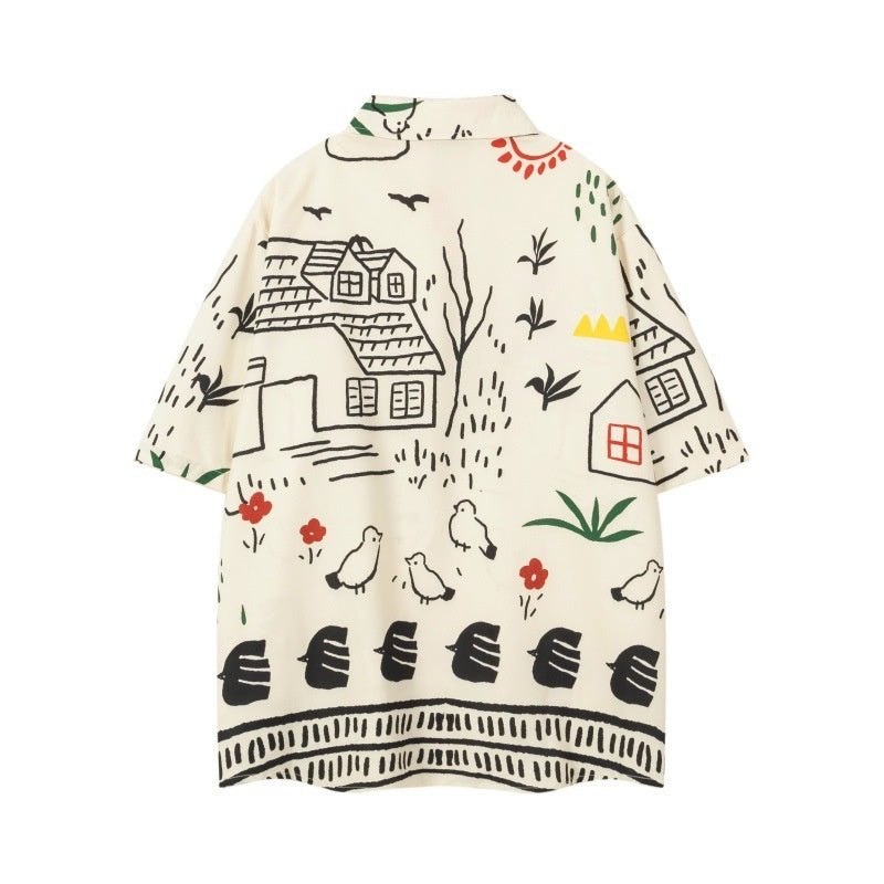MilkMan Cartoon Loose Shirt