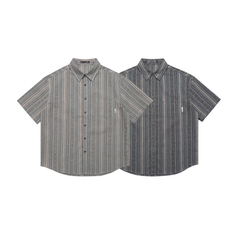 MilkMan Jacquard Stripe Shirt