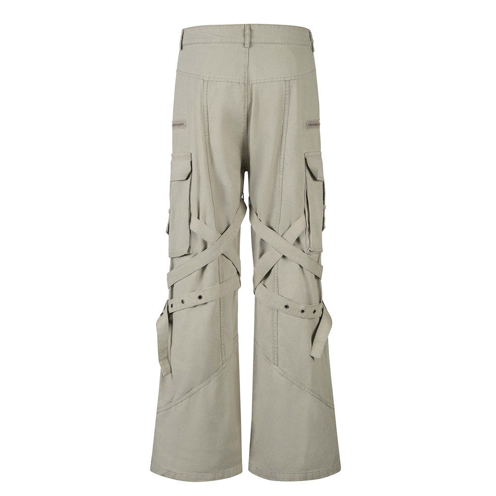 MilkMan Belted Flare Trousers
