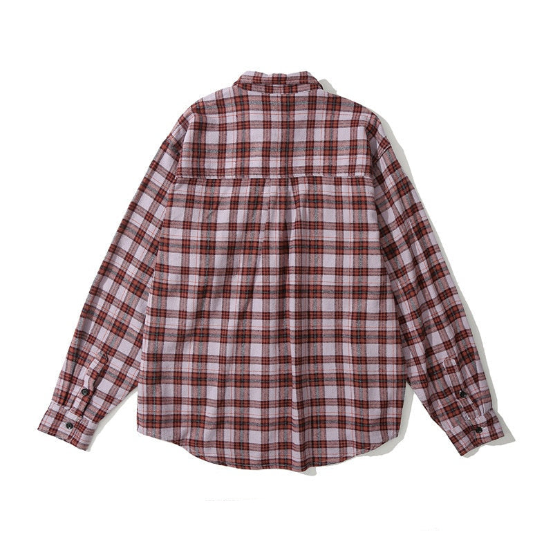 MilkMan Wide Plaid Shirt