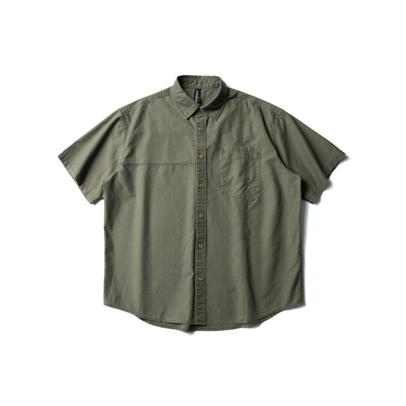 MilkMan Washed Patch Shirt