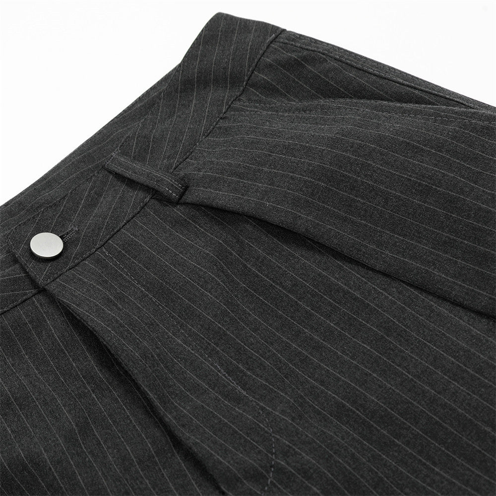 MilkMan Striped Pleated Pants