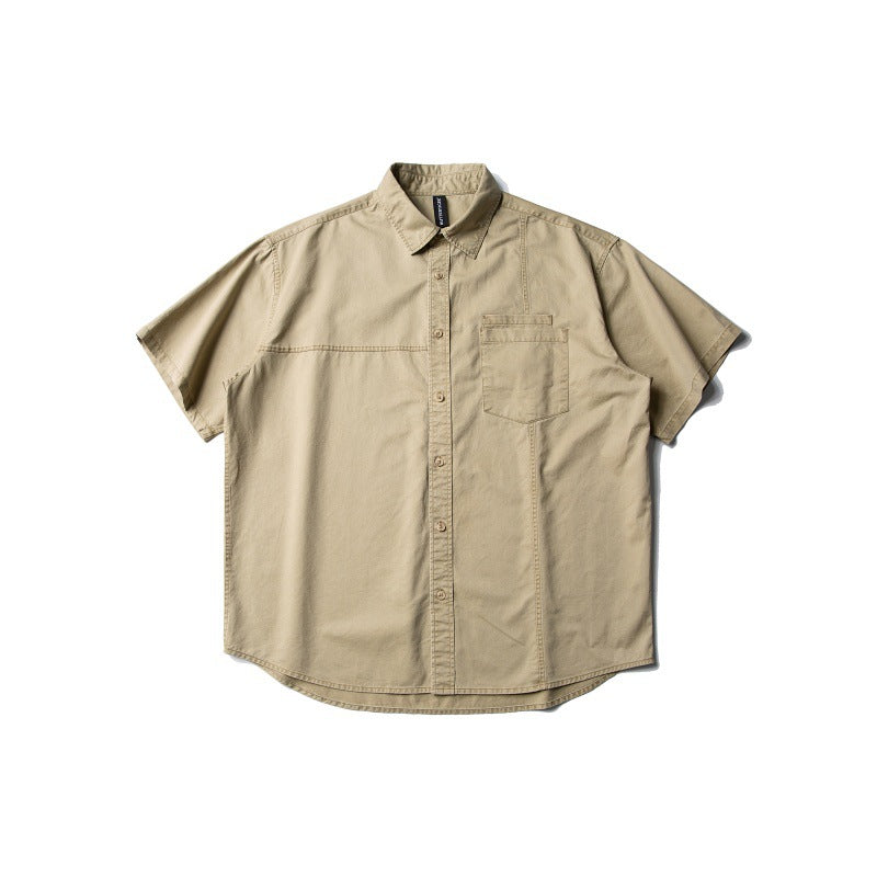 MilkMan Washed Patch Shirt