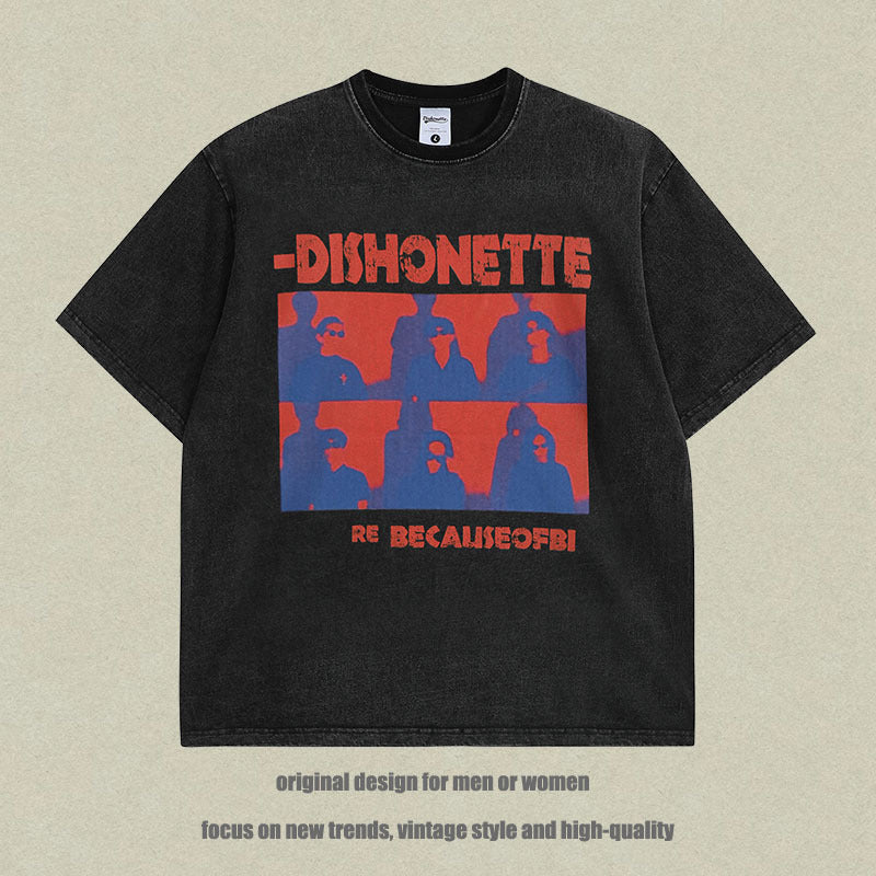 MilkMan Retro Wash Print Tee