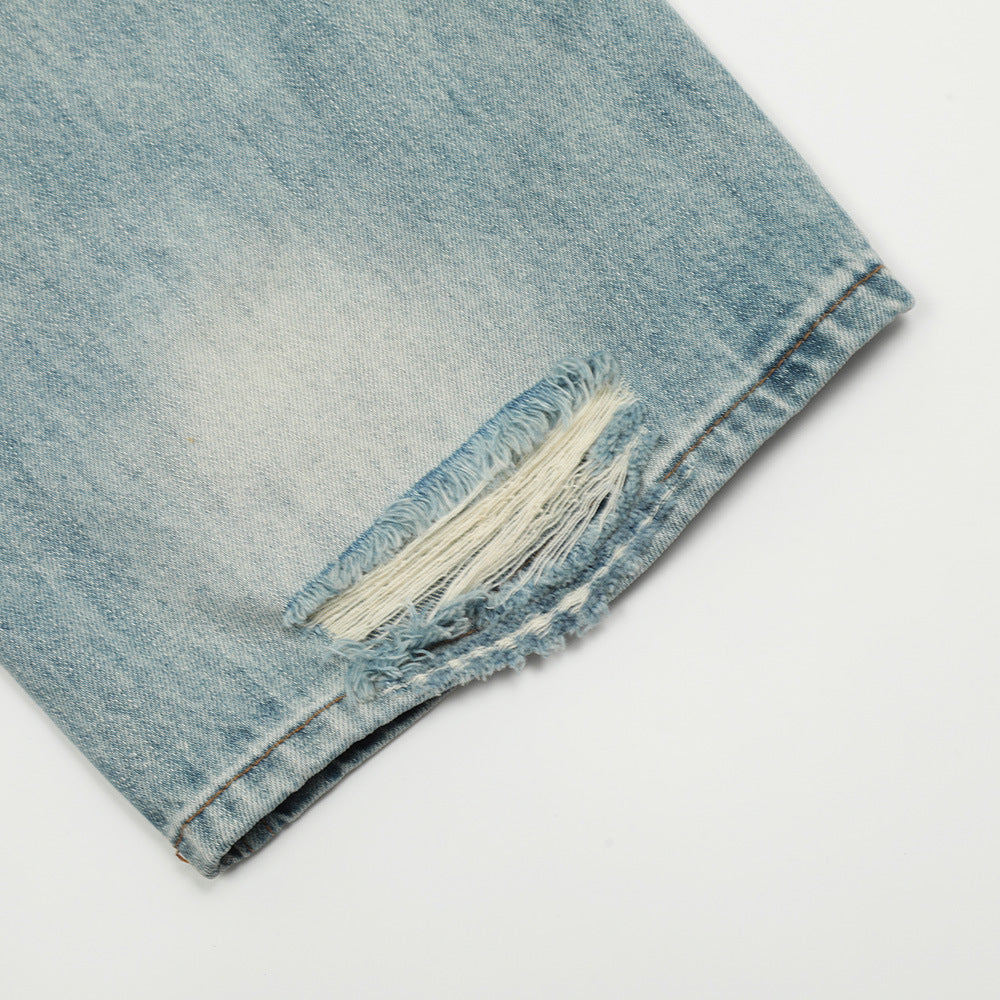 MilkMan Striped Washed Jeans