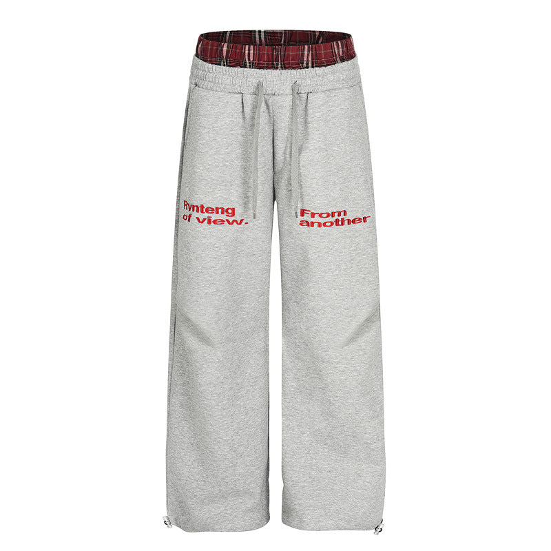 MilkMan Letter Embroidered Pants