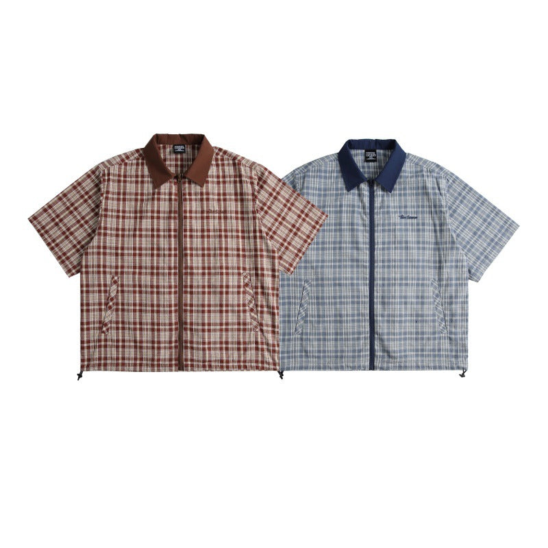 MilkMan Zip Check Shirt